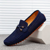Mocassins Homme Perforés à Enfiler
