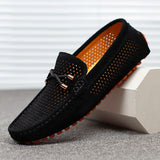 Mocassins Homme Perforés à Enfiler