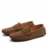 Mocassins Homme en Suédine à Bride