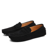 Mocassins Homme en Suédine à Bride