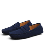Mocassins Homme en Suédine à Bride