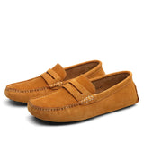 Mocassins Homme en Suédine à Bride