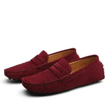 Mocassins Homme en Suédine à Bride