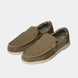 Mocassins Homme en Toile à Enfiler