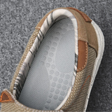 Mocassins Homme en Toile à Enfiler