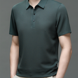 Polo Maille Texturée à Col Classique