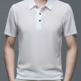 Polo Maille Texturée à Col Classique