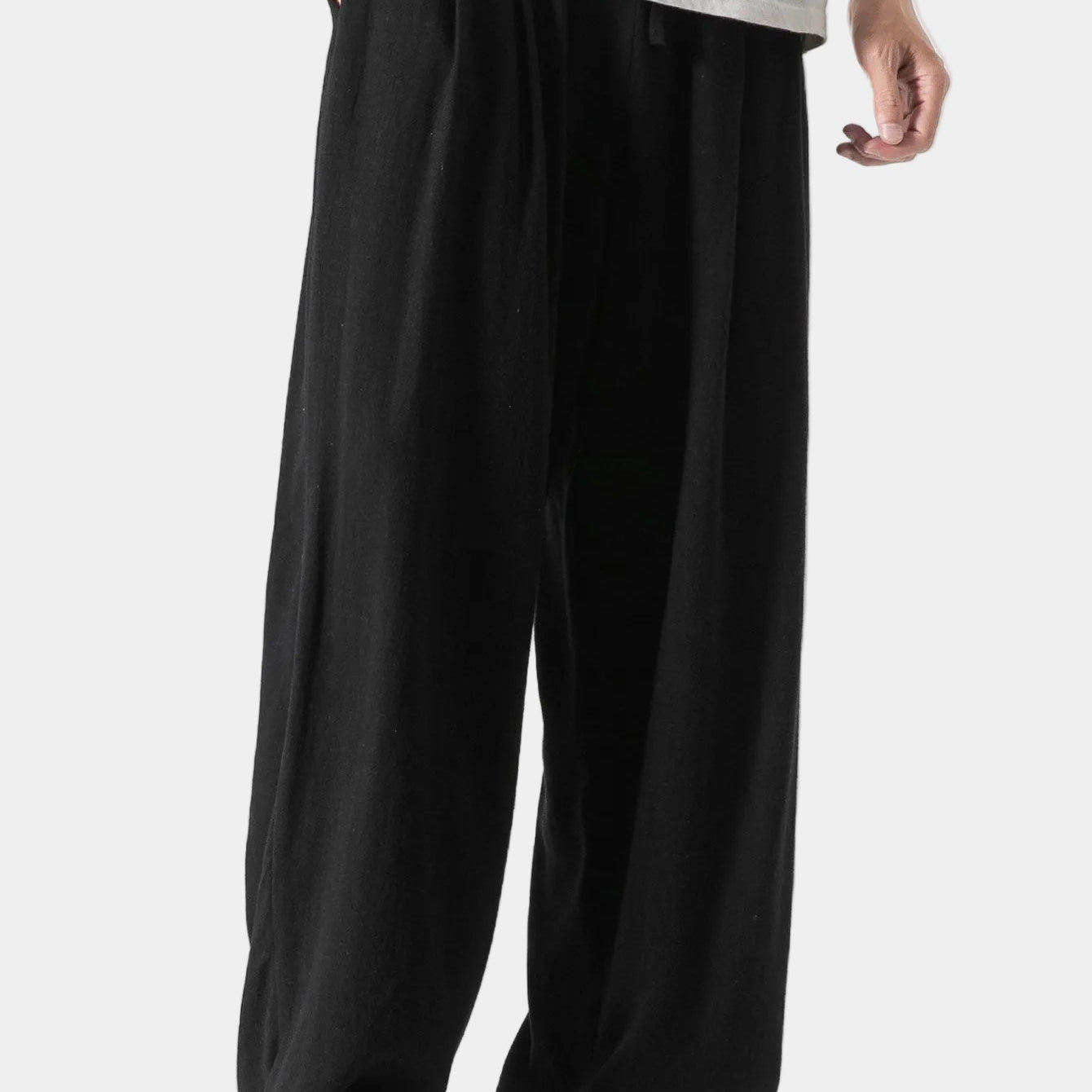 Pantalon Homme Ample Taille Élastique