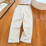Pantalon Homme Rayé à Taille Élastique