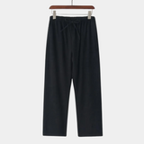 Pantalon Homme à Taille Élastique Coupe Droite
