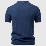 Polo Homme en Maille Texturée