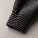 Pull Homme en Maille à Col Châle Boutonné