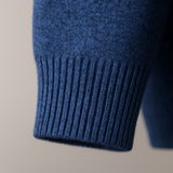 Pull Homme en Maille à Col Châle Boutonné