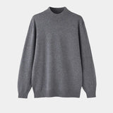 Pull Homme Col Montant en Maille Fine