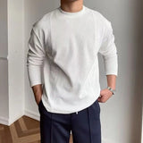 Pull Homme Texturé Col Rond