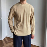 Pull Homme Texturé Col Rond