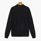Pull Homme Col Montant en Maille Fine
