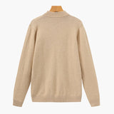 Pull Homme Col Montant en Maille Fine