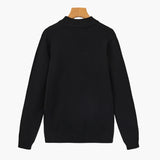 Pull Homme Col Montant en Maille Fine