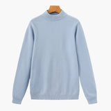 Pull Homme Col Montant en Maille Fine