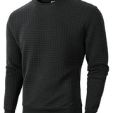 Pull Homme en Maille Texturée Col Rond
