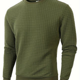 Pull Homme en Maille Texturée Col Rond