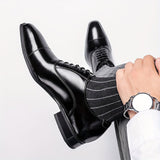 Chaussures Homme Habillées en Cuir Verni
