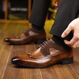 Chaussures Homme Habillées en Cuir à Lacets