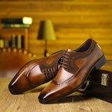 Chaussures Homme Habillées en Cuir à Lacets