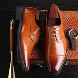 Chaussures Homme Habillées en Cuir Verni