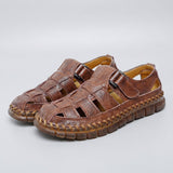 Sandales Homme Tressées à Bout Fermé