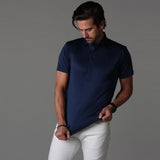 Polo Homme Minimaliste à Manches Courtes