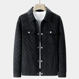 Veste Homme Effet Daim à Col Chemise