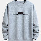 Sweat Homme Col Rond Imprimé