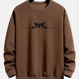 Sweat Homme Col Rond Imprimé