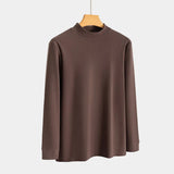 T-Shirt Homme à Manches Longues Col Rond