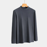 T-Shirt Homme à Manches Longues Col Rond