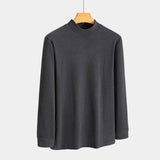 T-Shirt Homme à Manches Longues Col Rond