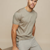 T-Shirt Homme Uni Col Rond