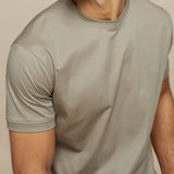 T-Shirt Homme Uni Col Rond