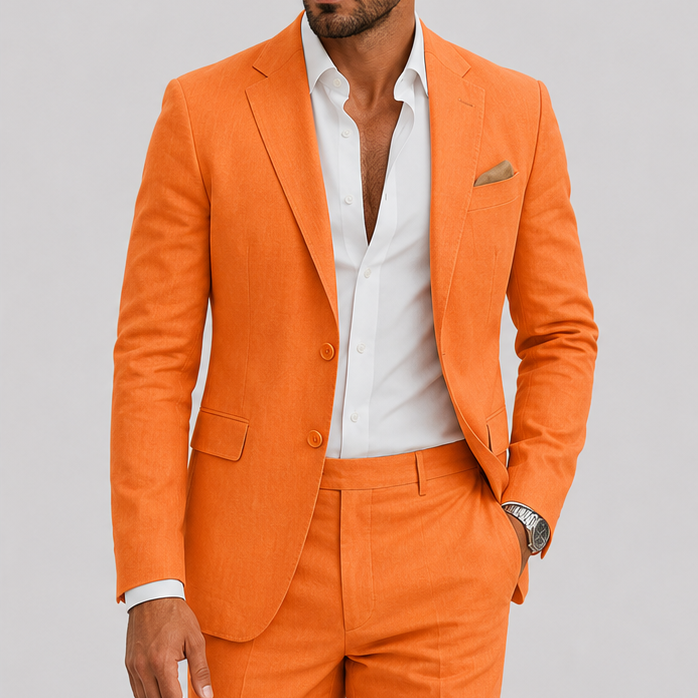 Costume Homme Deux Pièces Ajusté