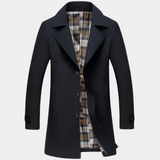 Manteau Homme à Revers Boutonné