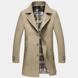 Manteau Homme à Revers Boutonné