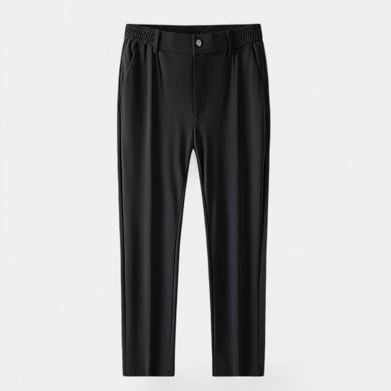 Pantalon en coton stretch – coupe décontractée pour l'été