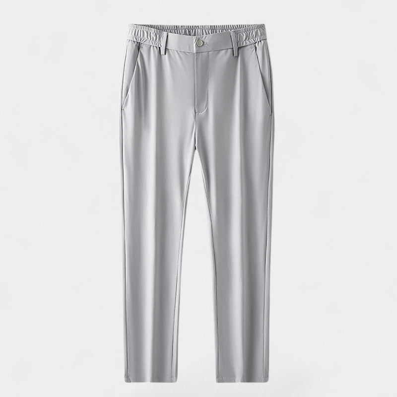 Pantalon en coton stretch – coupe décontractée pour l'été