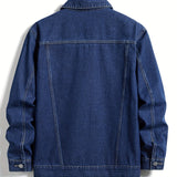 Veste Homme en Denim Boutonnée