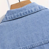 Veste Homme en Denim Boutonnée