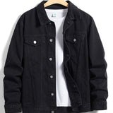 Veste Homme en Denim Boutonnée