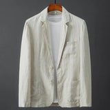 Blazer Homme Léger à Revers