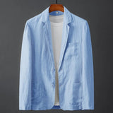 Blazer Homme Léger à Revers